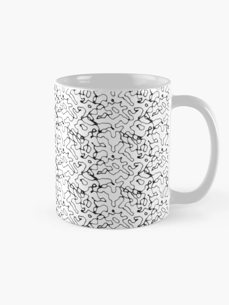 Thumbnail 3 of 6, Coffee Mug, String Pattern designed and sold by Zero-Infinite.