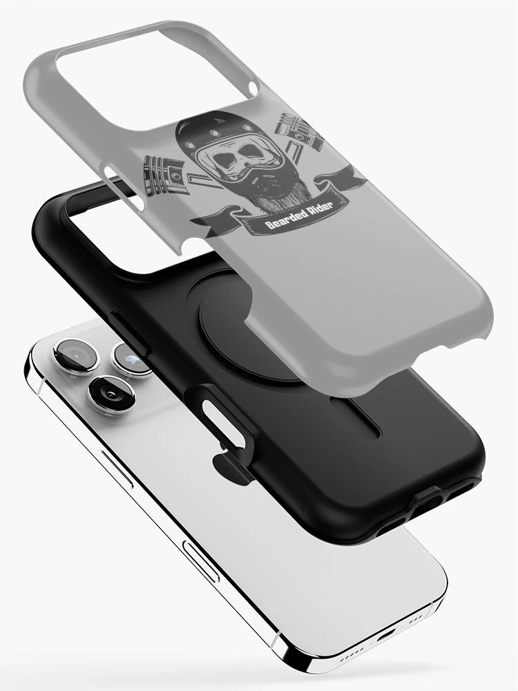 Thumbnail 2 of 4, iPhone Case, Bearded Rider designed and sold by Spicy Chilli.
