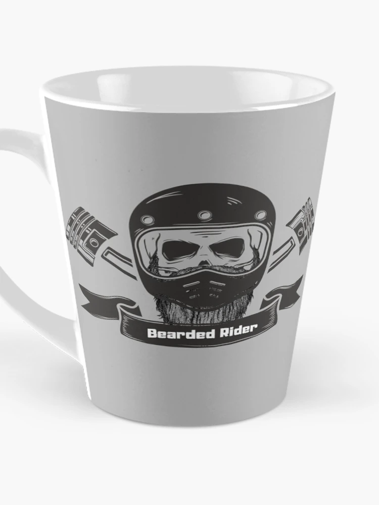 Thumbnail 3 of 4, Coffee Mug, Bearded Rider designed and sold by Spicy Chilli.
