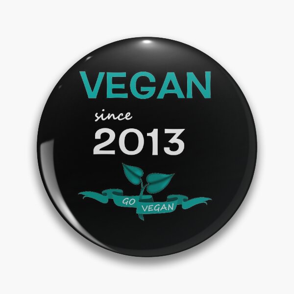 Item preview, Vegan Since 2013, Go Vegan designed and sold by FalkDania.