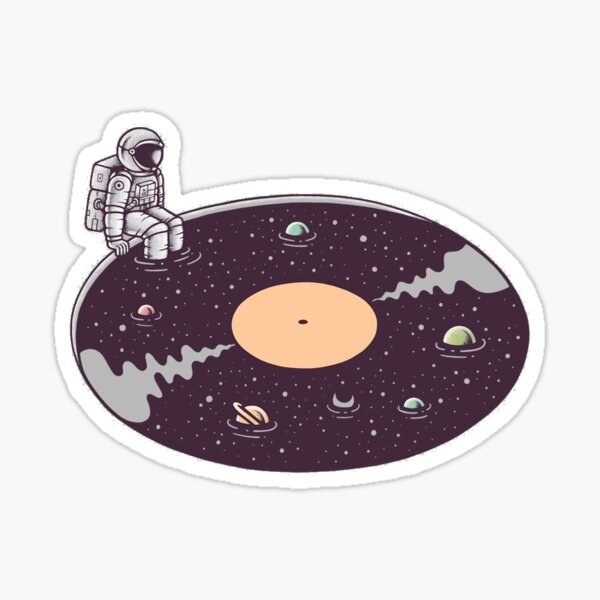 Cosmic sound! Sticker