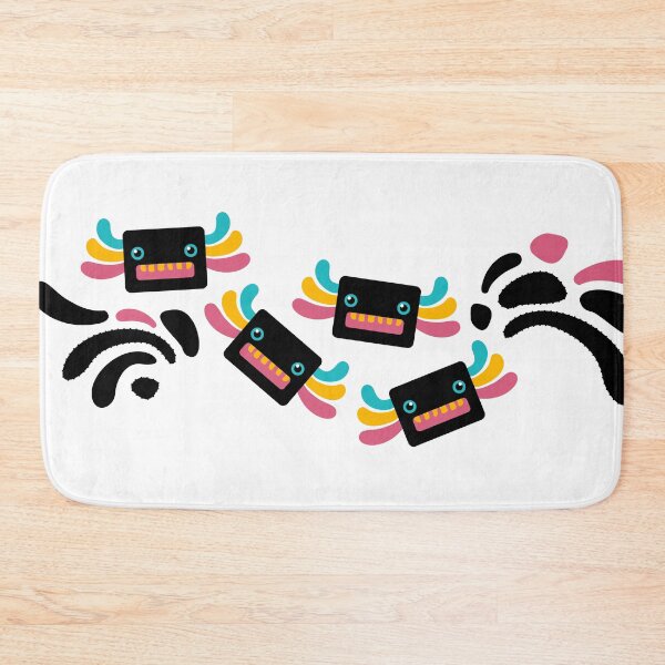 Item preview, Cute Black and Rainbow Axolotls and Whirls designed and sold by XOOXOO.