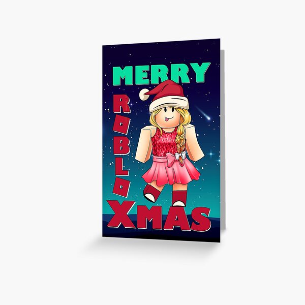 Roblox Greeting Cards Redbubble - roblox edgy christmas song