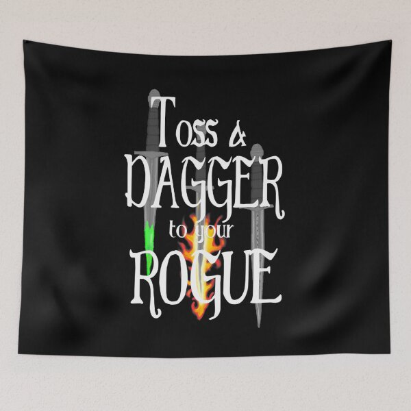 Item preview, Toss a Dagger to your Rogue designed and sold by malyix0013.