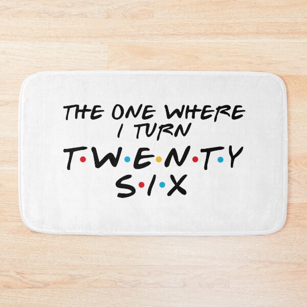 Item preview, 26th Birthday - Where I Turn Twenty-Six designed and sold by MoopCatSwag.