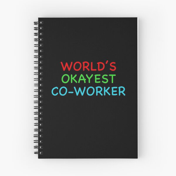 Item preview, Worlds Okayest Co-worker Funny Quote designed and sold by popculturechick.