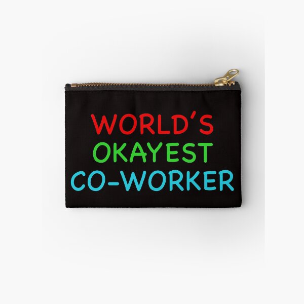Item preview, Worlds Okayest Co-worker Funny Quote designed and sold by popculturechick.