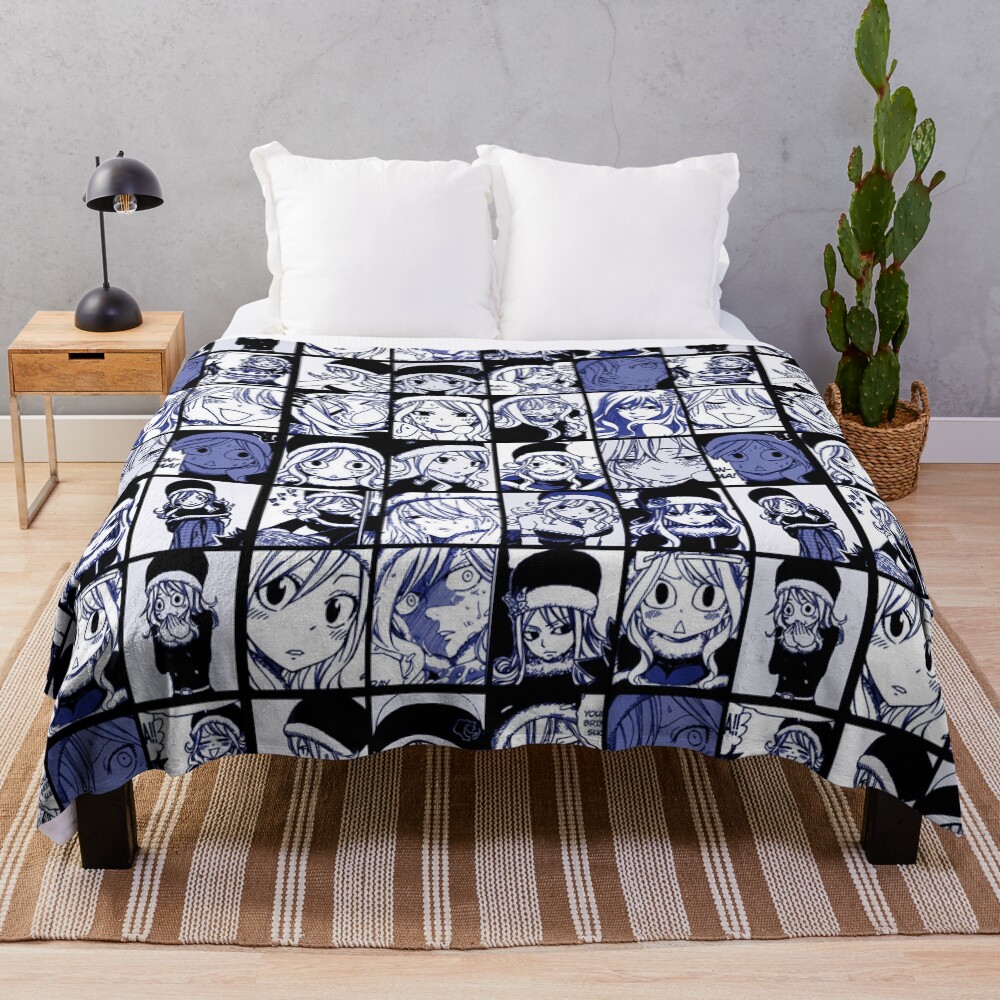 Juvia Lockser - Fairy tail Collage Throw Blanket
