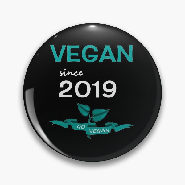 Item preview, Vegan Since 2019, Go Vegan designed and sold by FalkDania.