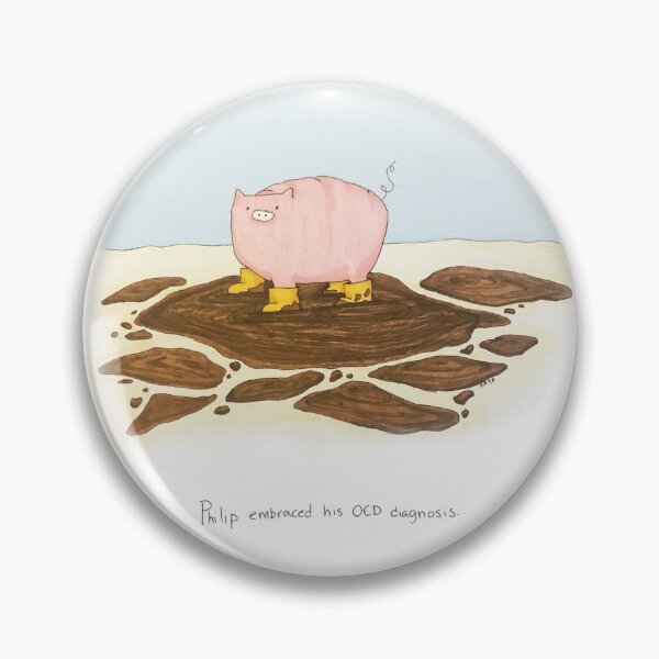 Item preview, Philip, The Pig with OCD designed and sold by Kate Cosden.