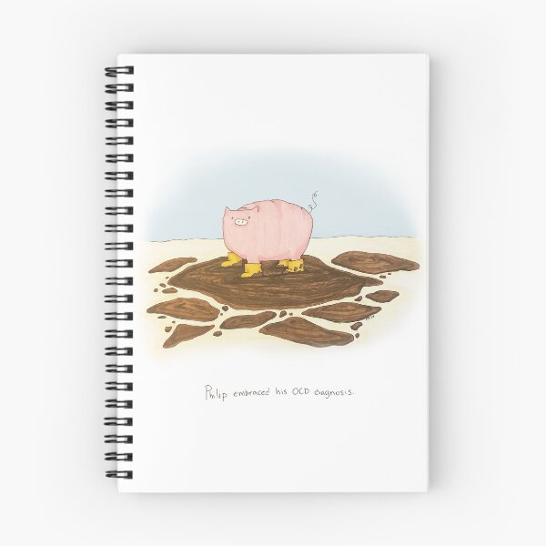 Item preview, Philip, The Pig with OCD designed and sold by Kate Cosden.