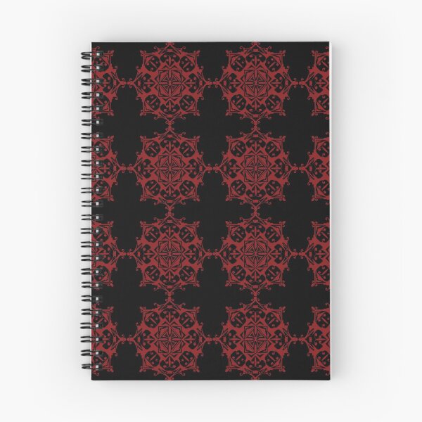 Item preview, abstract decorative black red illustration pattern2 designed and sold by ErhanArt.