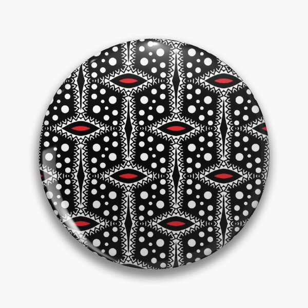 Aperçu de l'œuvre Atomic Age Polka Dot Afrofuturist Retro créée et vendue par AntiqueImages.