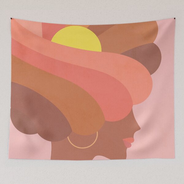 Item preview, Full Bloom Girl Power Portrait designed and sold by Dominiquevari.
