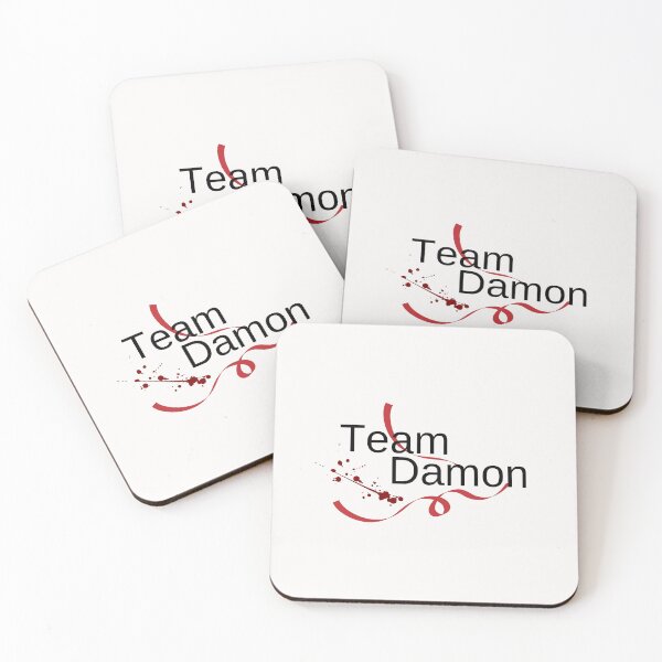 Item preview, Team Damon - Red ribbon White Fond designed and sold by Merypg.