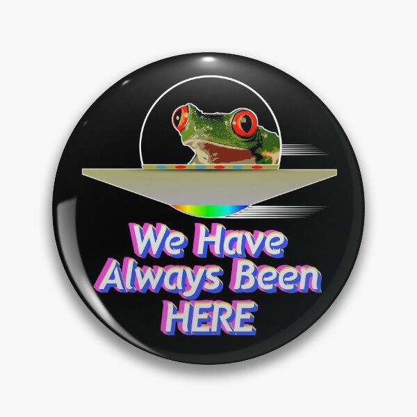Item preview, Alien Spacecraft Tree Frog Visitors designed and sold by CharJens.