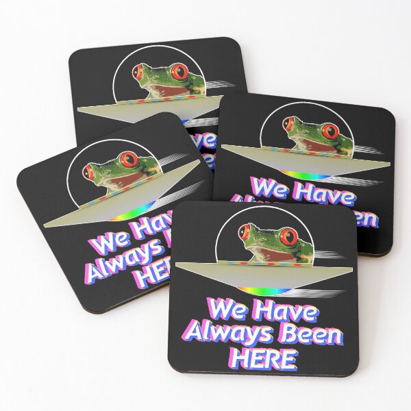 Item preview, Alien Spacecraft Tree Frog Visitors designed and sold by CharJens.
