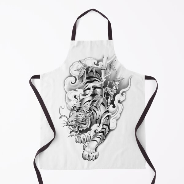 Item preview, Tigre dragón criatura mítica china con bambú designed and sold by Tyler Rosso.