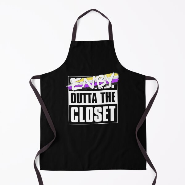Item preview, Enby Outta the Closet - Nonbinary Pride designed and sold by Patrick Hiller.