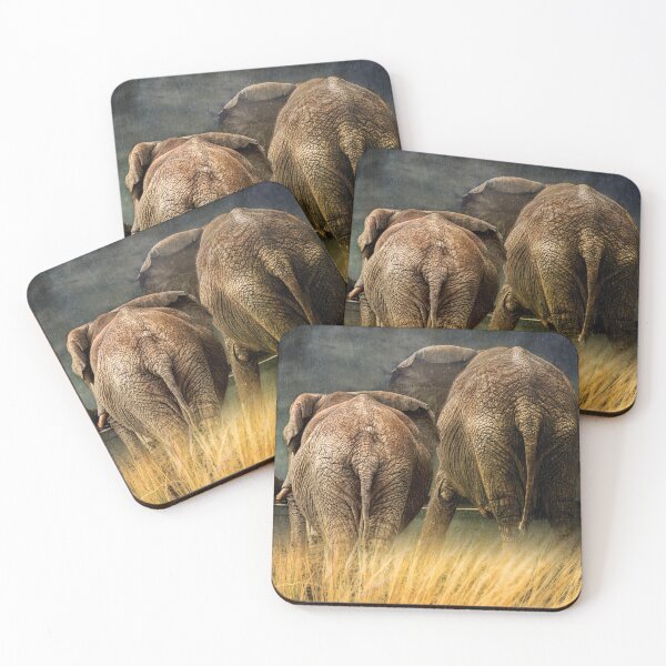 Item preview, Elephants Weather the Storm designed and sold by KbytesOfJax Outdoor and Nature.