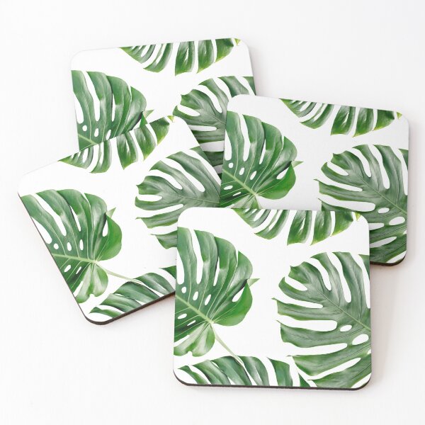 Item preview, Monstera leaves, green tropical leaves, multiple, sculptural. designed and sold by JellyBeenzz.