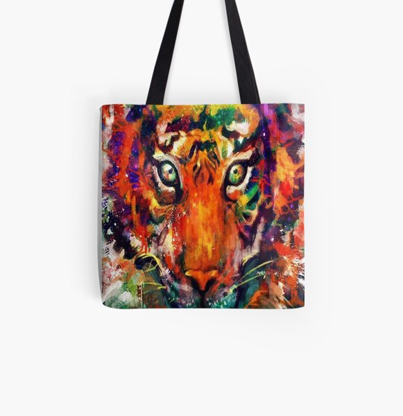 rainbow tote bolsa tiger