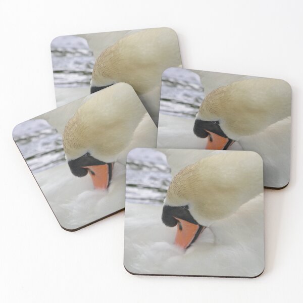 Item preview, Graceful Swan Preening Herself designed and sold by richardbryce.