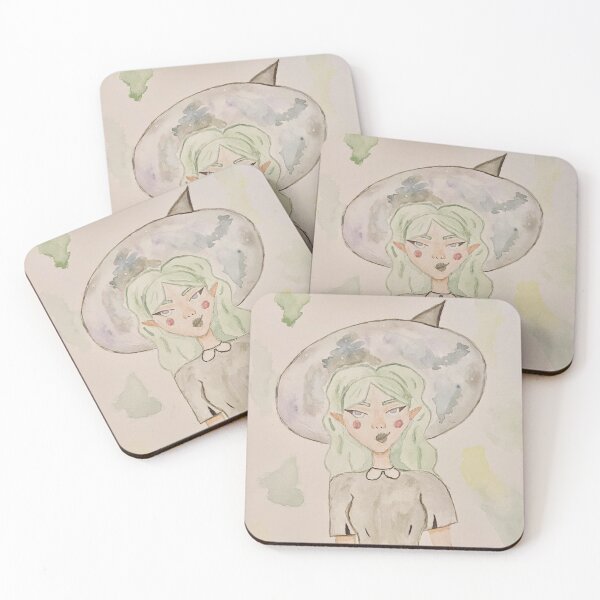 Item preview, The Green Witch designed and sold by skyebluepaints.