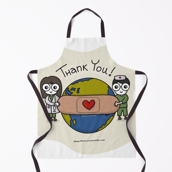 Item preview, Thank you Carers, Healthcare Workers, Heroes, Gratitude (Off-White) - mydoodlesateme designed and sold by mydoodlesateme.