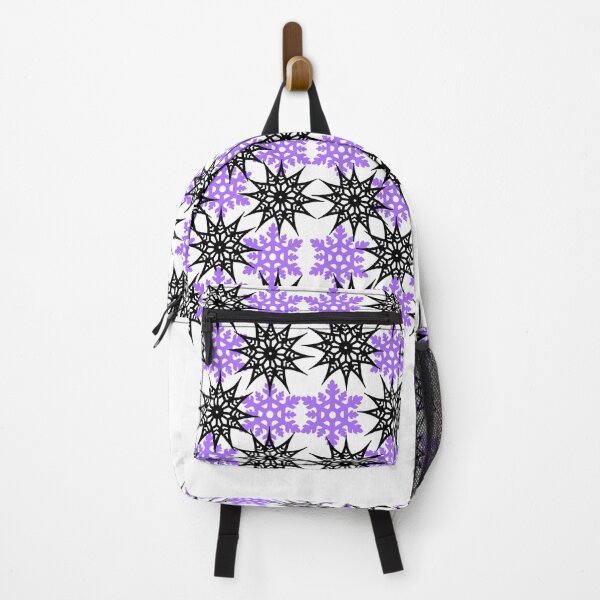Item preview, Purple & Black Snowflakes Pattern Holiday designed and sold by LolasTees.