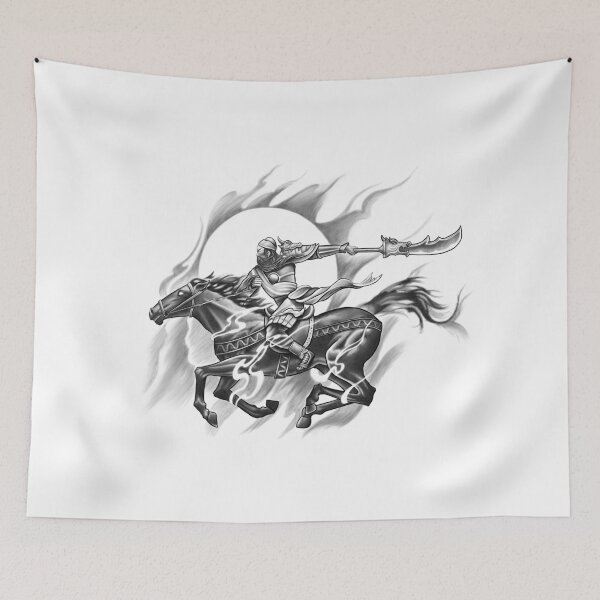 Item preview, Guan Yu Chinese Warrior Riding a Horse designed and sold by Tyler Rosso.