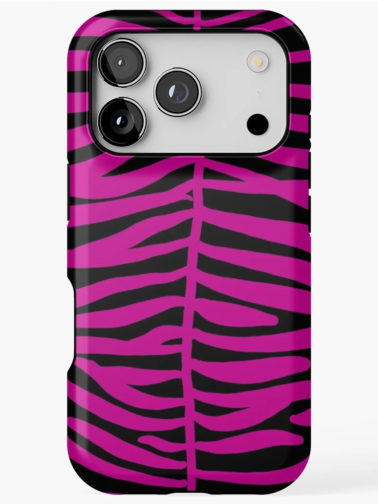 Thumbnail 1 of 4, iPhone Case, Pink zebra pattern designed and sold by colorsofcherry.