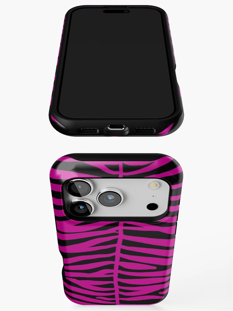 Thumbnail 3 of 4, iPhone Case, Pink zebra pattern designed and sold by colorsofcherry.