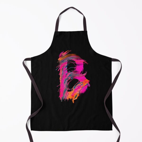 Aperçu de l'œuvre Peinture à l'huile abstraite monogramme lettre B créée et vendue par ForFunDesigns.