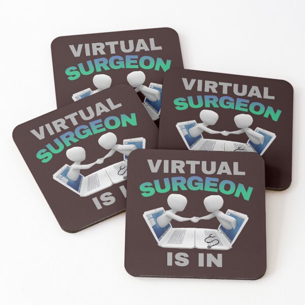 Aperçu de l'œuvre le chirurgien virtuel est en créée et vendue par doctors-apparel.
