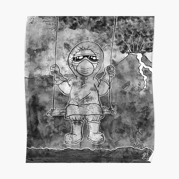 Natural Disasters Cartoon Posters Redbubble - roblox natural disaster survival the fever returns