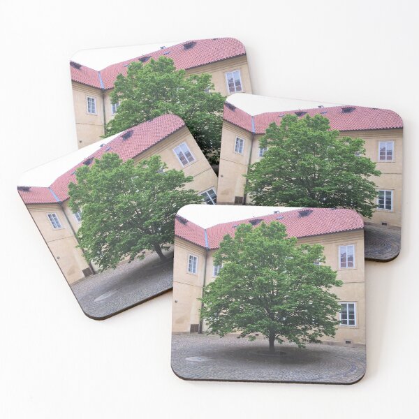 Item preview, Tree surrounded by villa designed and sold by BlueFoxCreative.