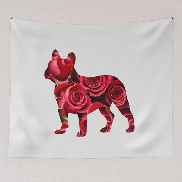 Item preview, Frenchie Roses, Frenchie Mom, French Bulldog Flowers designed and sold by FunShirtDesigns.