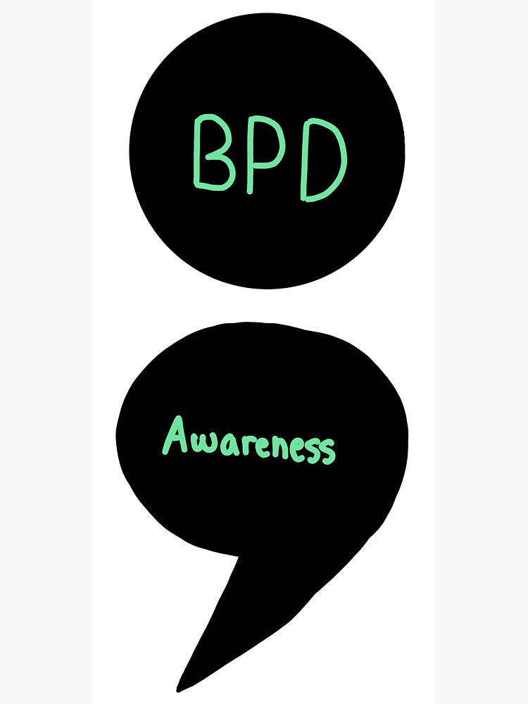 BPD (Borderline Personality Disorder) is NOT a Synonym for Crazy ~ Mental  Health Awareness ~ Stop the Stigma  Sticker for Sale by waycourtfeels