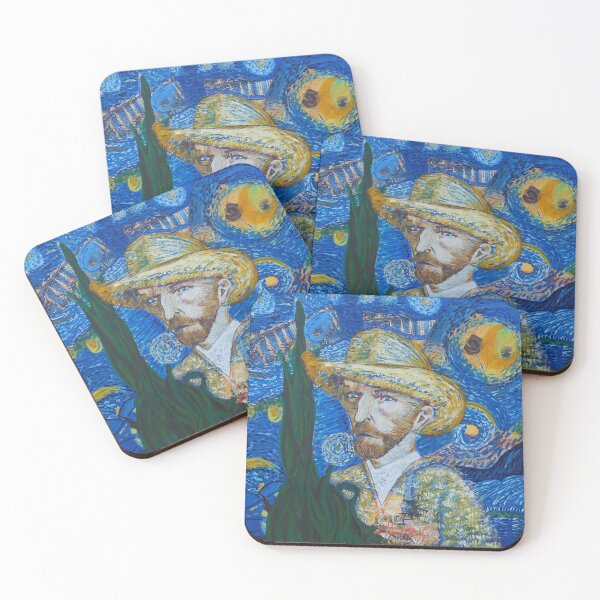 Aperçu de l'œuvre Van Gogh et sa nuit étoilée créée et vendue par Artedelph Sénéchal.