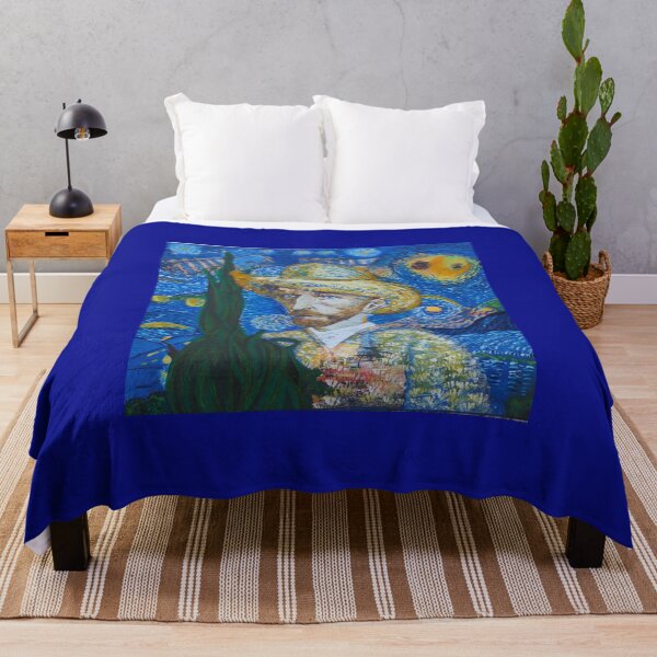 Aperçu de l'œuvre Van Gogh et sa nuit étoilée créée et vendue par Artedelph Sénéchal.