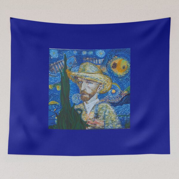 Item preview, Van Gogh and his starry night designed and sold by Artedelph Sénéchal.