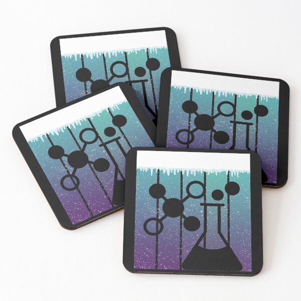 Artikelvorschau, SNOW ICE BLUE SUNSET GRUNGE mit CHEMIE FLASK MEDICAL LABORATORY SCIENTIST entworfen und verkauft von Hippiesole.