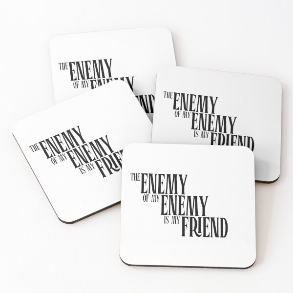 Item preview, The Enemy of my Enemy designed and sold by Jokertags.
