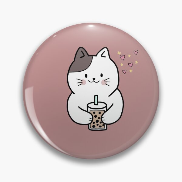 Item preview, Happy Cat Drinking Boba designed and sold by katieeh21.