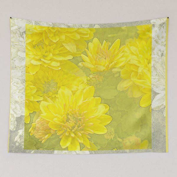 Item preview, Yellow chrysanthemums designed and sold by Magileo.