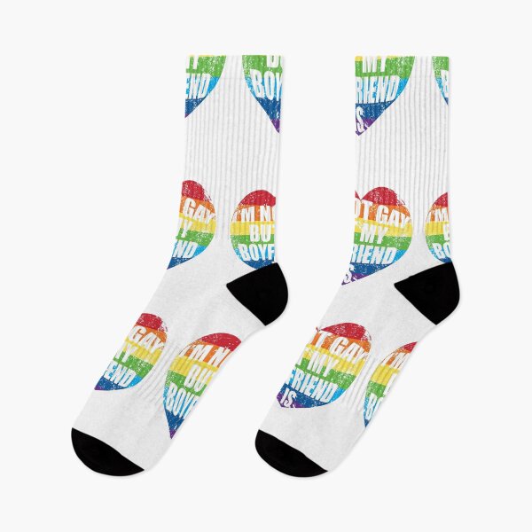 Item preview, I'm Not Gay But My Boyfriend Is designed and sold by nouvinamed.