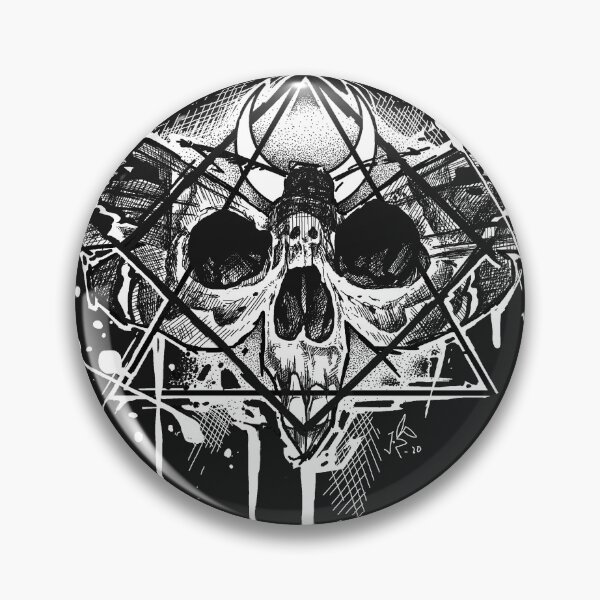 Item preview, Dark Goth Death Moth Skull on Black designed and sold by Jackierabbit12.