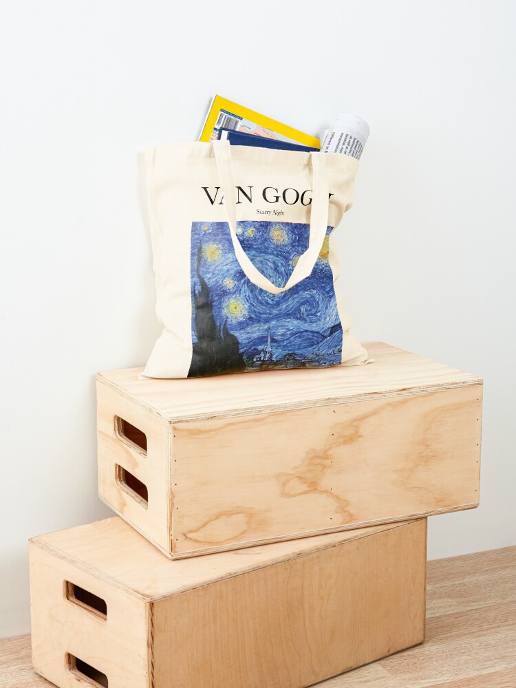 Van Gogh Starry Night Tote Bag funny Tote Bagaesthetic Tote 