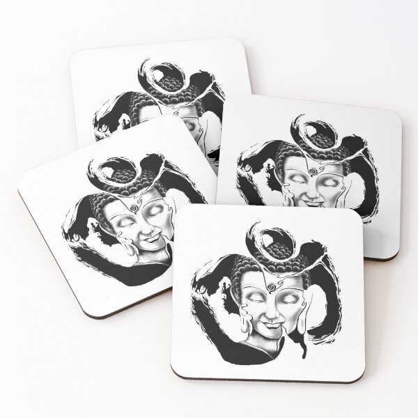 Item preview, Buddha black and white designed and sold by Scatch Spot.